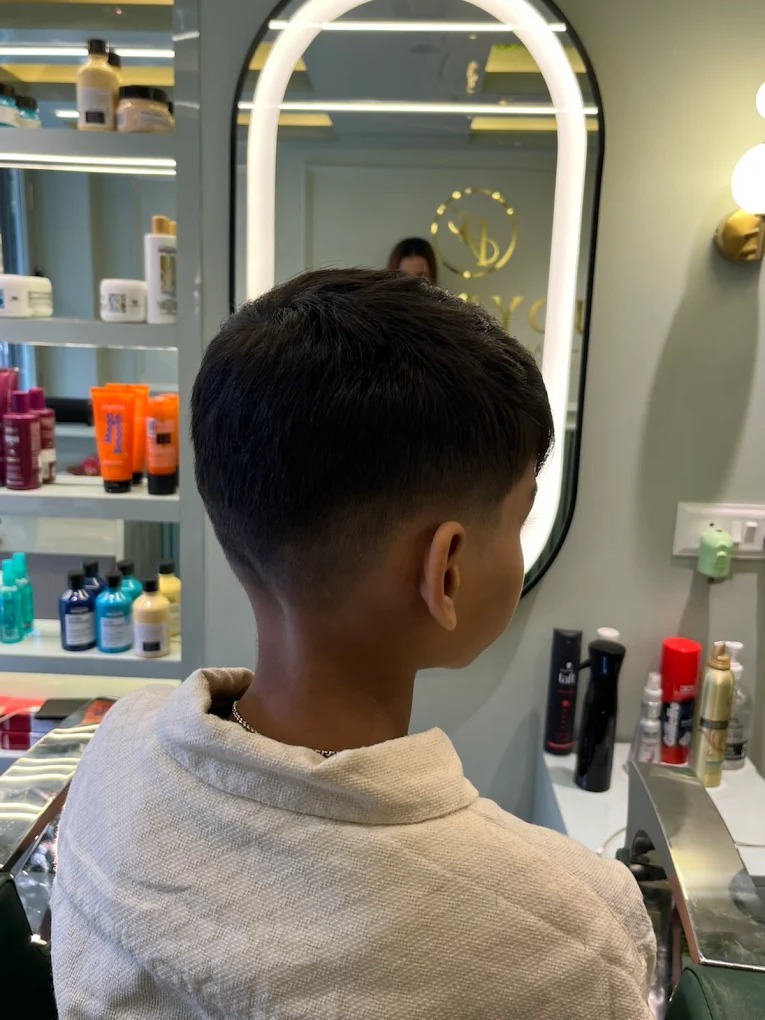 Hair wash and spa chair at Joyprit Family Salon